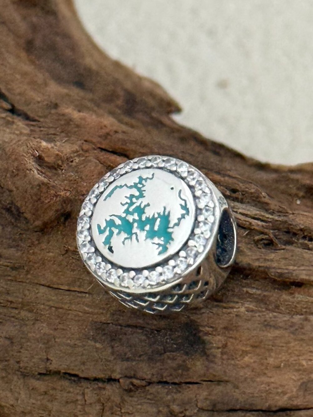 Pandora TABLE ROCK LAKE Charm S925 Silver Jewelry